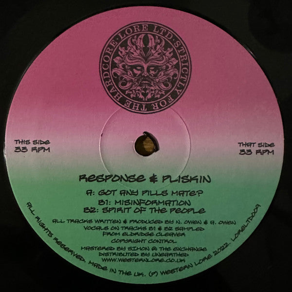 Response & Pliskin : Got Any Pills Mate? / Misinformation / Spirit Of The People (12