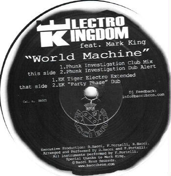 Electro Kingdom Feat. Mark King : World Machine (12