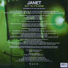 Load image into Gallery viewer, Janet* Featuring Q-Tip And Joni Mitchell : Got &#39;Til It&#39;s Gone (2x12&quot;, Single)
