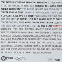 Load image into Gallery viewer, Grayarea : Gravity (12&quot;, S/Sided, Ltd, W/Lbl)
