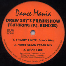Load image into Gallery viewer, Drew Sky : Drew Sky's Freakshow Featuring (P.J. Remixes) (12")
