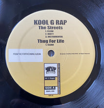 Load image into Gallery viewer, Kool G Rap : The Streets / First Nigga / Thug For Life (12")
