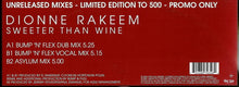 Load image into Gallery viewer, Dionne Rakeem : Sweeter Than Wine (Unreleased Mixes) (12", Ltd, Promo)
