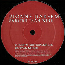Load image into Gallery viewer, Dionne Rakeem : Sweeter Than Wine (Unreleased Mixes) (12", Ltd, Promo)
