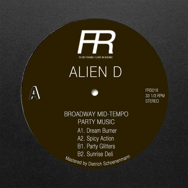 Alien D : Broadway Mid-Tempo Party Music (12