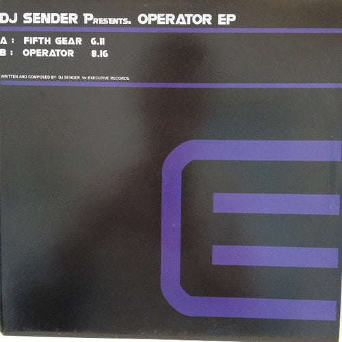 DJ Sender : Operator EP (12