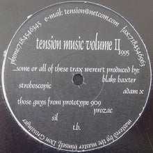 Load image into Gallery viewer, Unknown Artist : Tension Music Volume II (12&quot;)
