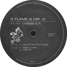 Load image into Gallery viewer, G Flame &amp; Mr. G : 11:11 11/8/99 E.P. (12", EP)
