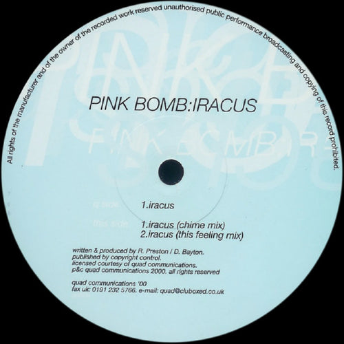 Pink Bomb : Iracus (12