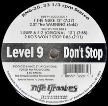 Load image into Gallery viewer, Level 9 : Don&#39;t Stop (12&quot;)
