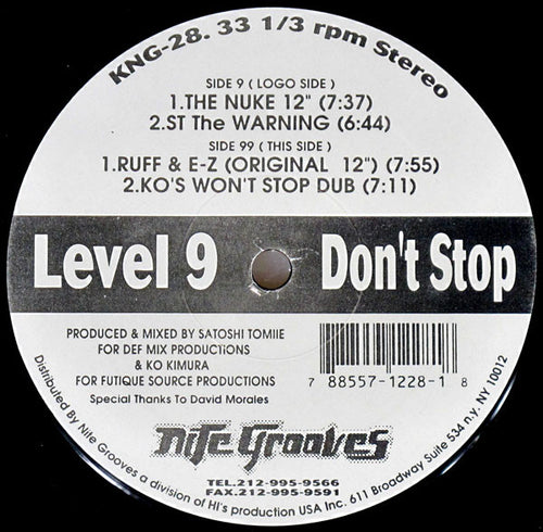 Level 9 : Don't Stop (12