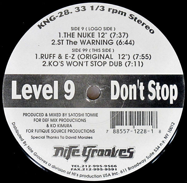Level 9 : Don't Stop (12