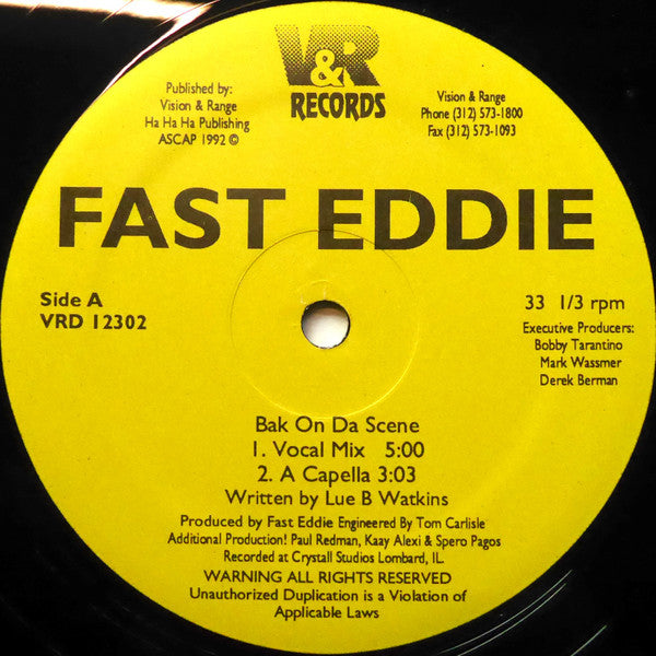 Fast Eddie* : Bak On Da Scene (12