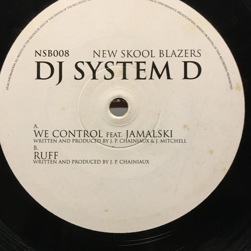 DJ System-D : We Control / Ruff (12