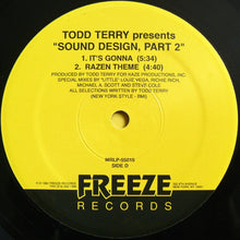 Load image into Gallery viewer, Todd Terry Presents Sound Design : Sound Design Part II (2xLP)
