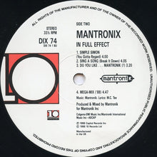 Load image into Gallery viewer, Mantronix : In Full Effect (LP, Album)
