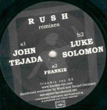 Load image into Gallery viewer, Frankie (2) : Rush (Remixes) (12")
