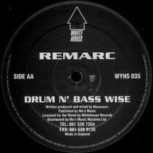 Load image into Gallery viewer, Remarc : Sound Murderer / Drum N&#39; Bass Wise (12&quot;)
