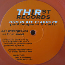 Load image into Gallery viewer, Paul Benjamin &amp; Carl H : Dub Plate Flavas EP (12&quot;, EP, Ora)
