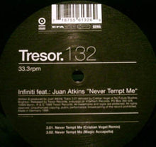 Load image into Gallery viewer, Infiniti Feat.: Juan Atkins : Never Tempt Me (2x12")
