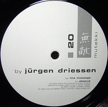 Load image into Gallery viewer, Jürgen Driessen : The Message / Abacus (12&quot;)
