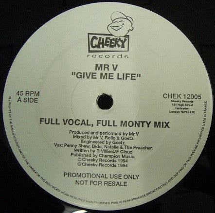 Mr. V.* : Give Me Life (12