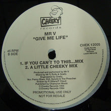 Load image into Gallery viewer, Mr. V.* : Give Me Life (12&quot;, Promo)
