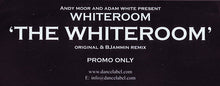 Load image into Gallery viewer, Andy Moor And Adam White Present Whiteroom : The Whiteroom (12&quot;, Promo, W/Lbl)
