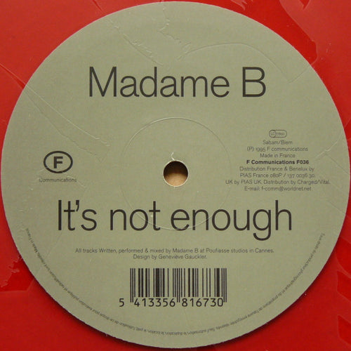 Madame B : It's Not Enough (12
