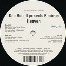 Load image into Gallery viewer, Dan Rubell Presents Benirras : Heaven (12&quot;)
