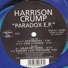 Load image into Gallery viewer, Harrison Crump : Paradox E.P. (12&quot;, EP)
