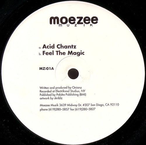 Onionz : Acid Chantz / Feel The Magic (12
