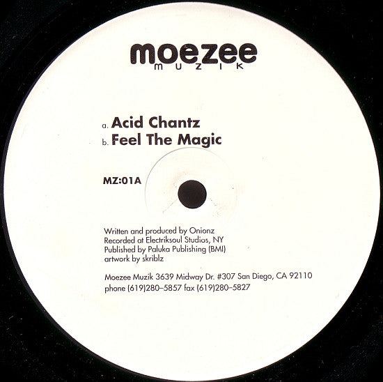 Onionz : Acid Chantz / Feel The Magic (12