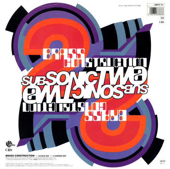 Subsonic 2 : We Go Subsonic / Brass Construction (12