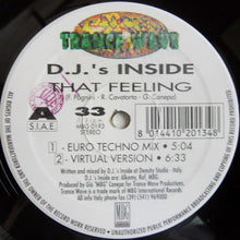 Load image into Gallery viewer, D.J.&#39;s Inside : That Feeling (2x12&quot;, EP, Ltd)
