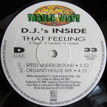 Load image into Gallery viewer, D.J.&#39;s Inside : That Feeling (2x12&quot;, EP, Ltd)
