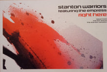 Load image into Gallery viewer, Stanton Warriors : Right Here (12")
