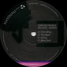 Load image into Gallery viewer, Chris McCormack : Sea Level Remixes (12")

