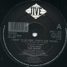 Load image into Gallery viewer, Too Short : I Want To Be Free (12&quot;)
