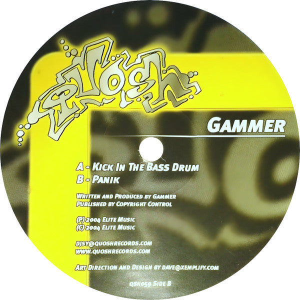 Gammer : Kick In The Bass Drum / Panik (12