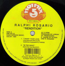 Load image into Gallery viewer, Ralphi Rosario : Rendition (12", EP)
