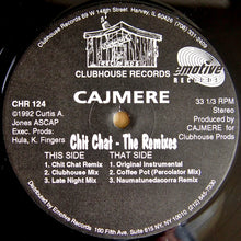 Load image into Gallery viewer, Cajmere : Chit Chat - The Remixes (12", Bla)
