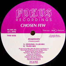 Load image into Gallery viewer, Chosen Few (2) : Positivity (12")
