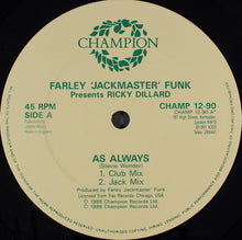 Load image into Gallery viewer, Farley "Jackmaster" Funk Presents Ricky Dillard : As Always (12")

