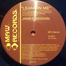 Load image into Gallery viewer, James Ingram : Lean On Me (12")
