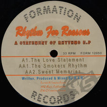 Load image into Gallery viewer, Rhythm For Reasons : A Statement Of Rhythms E.P. (12", EP)
