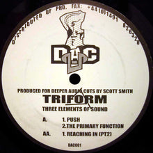 Load image into Gallery viewer, Triform, Scott Smith, Scott Featherstone : Three Elements Of Sound (12")
