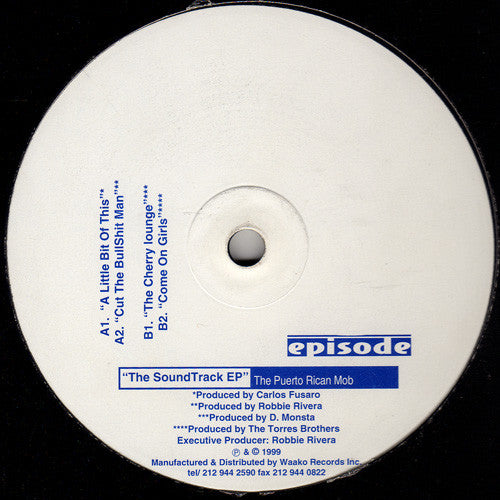 The Puerto Rican Mob : The Soundtrack EP (12