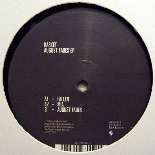 Kasket : August Fades EP (12