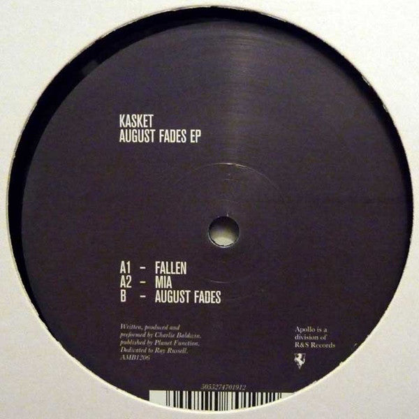 Kasket : August Fades EP (12